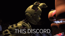 a picture of a cartoon character with the words this discord