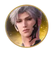 a man with a mask on his face is in a circle