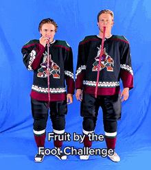 arizona coyotes fruit by the foot jakob chychrun clayton keller fruit by the foot challenge