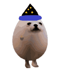 dog egg wizard cute egg shaped wizard hat