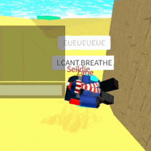 a person in a video game says " i can t breathe "