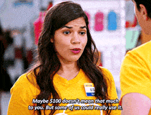 Superstore Amy Sosa GIF - Superstore Amy Sosa Maybe 100 Dollars Doesnt Much That Much To You GIFs