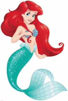 happy mermaid