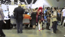 television comic con convention deadpool slap fight