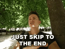 Just Skip To The End Damon Dominique GIF - Just Skip To The End Damon Dominique Skip To The End GIFs