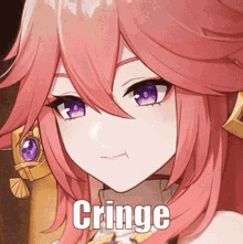 Cringe Anime Cringe Meme GIF - Cringe Anime Cringe Meme Yae Miko GIFs