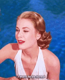 Grace Kelly Love GIF - Grace Kelly Love I Want To Be Loved GIFs