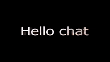 Hello Chat Screensaver GIF