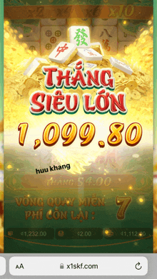 a screenshot of a game that says thang siêu lon on it