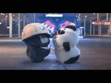 bamboo bamboo panda panda dancing smacking