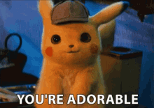 You Are Aborable Detective Pikachu GIF - You Are Aborable Detective Pikachu GIFs