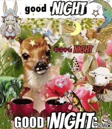 Deer Goodnight GIF - Deer Goodnight Lamb GIFs