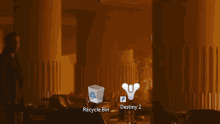 a recycle bin and destiny 2 move to recycle bin icon
