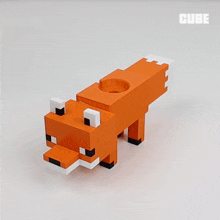 Minecraft Fox Cube GIF