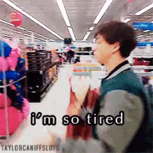 Tired..But Not Tired Enough To Jump In A Ball Pit In Walmart GIF - Walmart Wallyworld Weirdbehaviors GIFs