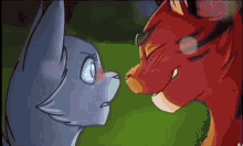 warrior cats smile hold paws