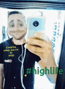 420 High Life GIF - 420 High Life Mirror Shot GIFs