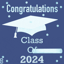 Congratulations Class Of 2024 Graduation GIF