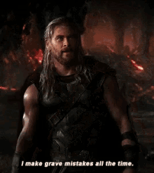 Thor Ragnarok GIF - Thor Ragnarok Grave Mistakes GIFs