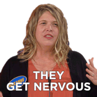 They Get Nervous Roxanne Sticker - They Get Nervous Roxanne Family Feud Canada Stickers