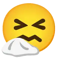 a yellow smiley face with a white cloth covering its eyes