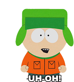 Uh Oh Kyle Broflovski Sticker - Uh Oh Kyle Broflovski South Park Stickers