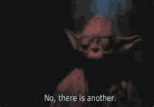 Yoda No GIF - Yoda No There Is Another GIFs