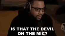 Is That The Devil On The Mic The Black Hokage GIF - Is That The Devil On The Mic The Black Hokage What Is That Werid Noise GIFs
