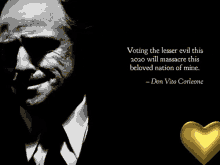 Lesser Evil Voting GIF - Lesser Evil Voting Don Vito Corleone GIFs