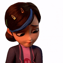 sad claire nunez trollhunters tales of arcadia unhappy looking down