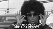 you tryna play coy shy gameboy games flirt