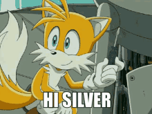 Hi Silver GIF - Hi Silver Tails GIFs