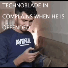 Technoblade In Complains GIF - Technoblade In Complains GIFs