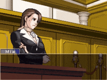 mia is the name of the female character in this game