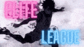a soccer player is kicking a soccer ball with the words elite league in the background