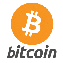 a logo for a company called bitcoin with an orange circle and a white b on it