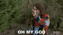 Oh My God Emily Cooper GIF - Oh My God Emily Cooper Lily Collins GIFs