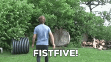 High Five Fist Bump GIF - High Five Fist Bump Fist Five GIFs