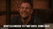 Heres A Cheers Alcohol GIF - Heres A Cheers Alcohol Cheers GIFs
