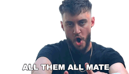 All Them All Mate Casey Frey Sticker - All Them All Mate Casey Frey Wanka Boi Song Stickers