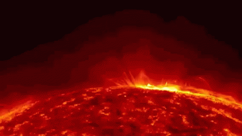 Erupción Solar... En El Sol GIF - Sol Solar Estrella - Discover & Share GIFs