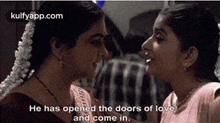 He Has Opened The Doors Of Loveand Come In..Gif GIF - He Has Opened The Doors Of Loveand Come In. Meera Jasmine Urvashi GIFs