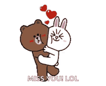 Cony And Brown Love GIF - Cony And Brown Love Couple GIFs