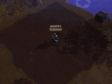 an aerial view of a video game with a character named arsemite