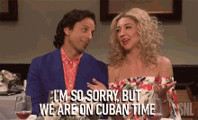 im so sorry but we are on cuban time late ahead