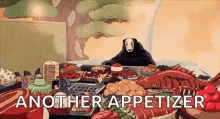 spirited away food hungry starving happy