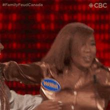 Hug Family Feud Canada GIF - Hug Family Feud Canada Happy GIFs