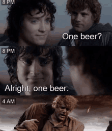 One Beer Lotr GIF - One Beer Lotr GIFs