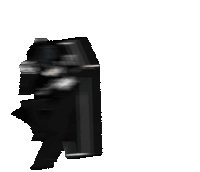 a black and white drawing of a person with a sword