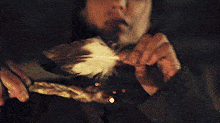 Sweetgrass Smudge GIF - Sweetgrass Smudge Eagle Feather GIFs